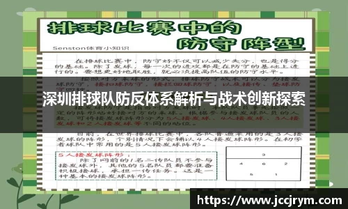 深圳排球队防反体系解析与战术创新探索